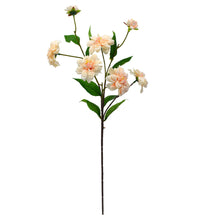 Artificial Flower Stick Camellia Japonica without Pot (Single Stick)