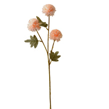 Artificial Flower sticks Dahlia Flowers 3 Heads without pot (Height : 60 cm) (Single Stick)