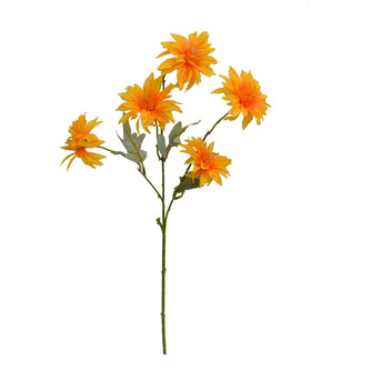 Artificial Flower Stick Annual Aster ( Height : 53cm / Width : 18cm) (Single Stick)