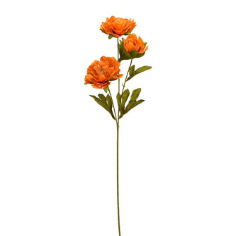 Artificial Flower Stick Common Peony without Pot ( Height : 65cm / Width : 25cm) (Single Stick)