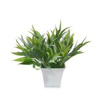 Artificial Bamboo Leaves in Small Pot