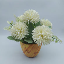 Artificial Marigold flower in designer plastic pot ( Height :24 x Width : 16 )