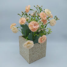 Artificial Lady banks rose bunch in designer pot ( Height : 26 x Width : 14 )