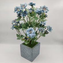 Artificial briar flower in designer pot ( Height : 35 x Width : 20)