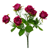 Artificial Rose Bunch 7 Heads( Height - 35 X Width - 23)