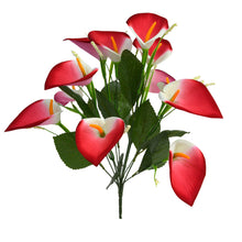 Artificial Calla Lilly 12 * 1 Bunch ( Height : 45 cm)