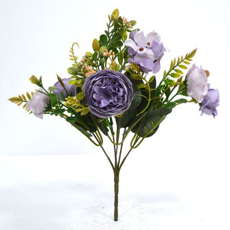 Artificial Peony Mix Bunch (Height : 30 cm / Width : 25 cm)