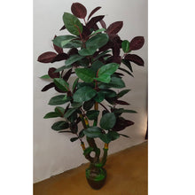 Artificial Schefflera/Croton/Mapple plant AK (Height : 5 feet) without pot