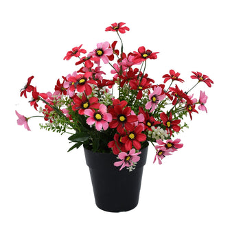 Artificial Daisy Flower in Cone Pot