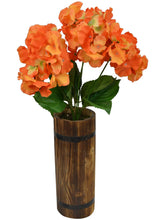 Artificial Flower Hydrenga in Wood Long Pot